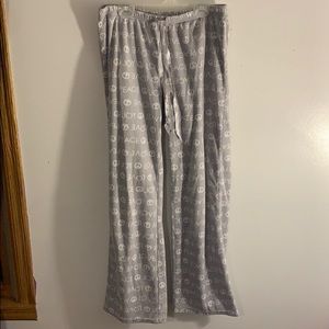 Sonoma peace love joy pajama pants fleece